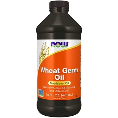 Image of Now Foods Wheat Germ Oil, Vegan, 473ml, Lab Tested, Soy Free, Gluten Non GMO