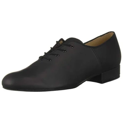 Image of BLOCH Men&#039;s Suede Sole Jazz Oxford Black Size: 5.5 UK