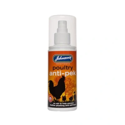 Image of Johnsons Poultry Anti Peck Spray,Clear,100 ml (Pack of 1)