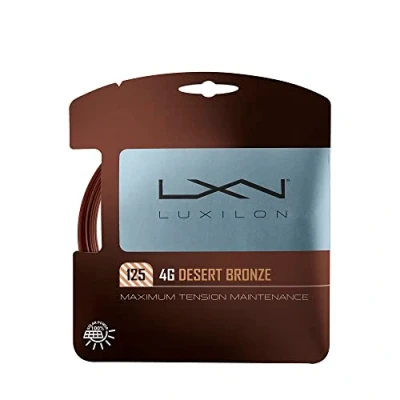 Image of Luxilon tennis string 4G Desert Bronze 125, Optimum control, More flexibility and strength, Polyester
