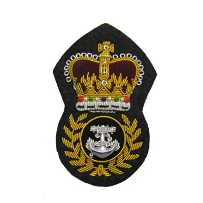 Image of Uniform Store London Badge Navy Chief Petty Officers Cap Queen&#039;s Crown
