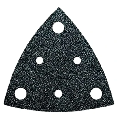 Image of Fein 120 Grit Triangular Perforated Sanding Sheet (Pack of 5)