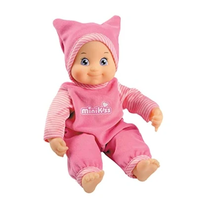 Image of Smoby Minikiss 210102 Doll with Batteries Included