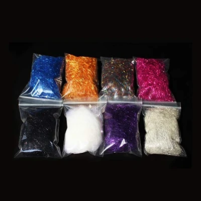 Image of Tigofly 8 packs 2g/pack Ice DUBBING Dub Thread Wing Body Trout Nymph Fly Fishing Tying Materials 16 colors to choose (option 2)