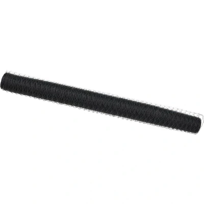 Image of vidaXL Hexagon Fence Grey 1.4x50 m Steel
