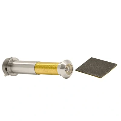 Image of ZEROplus 160 Fire Rated Door Viewer &amp; Wrap for Timber Doors, Spy Peep Hole, Chrome
