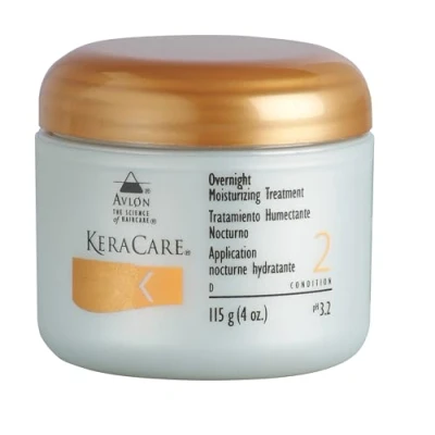 Image of Avlon KeraCare Overnight Moisturizing Treatment, Condition 2, 115g/ 4 oz.