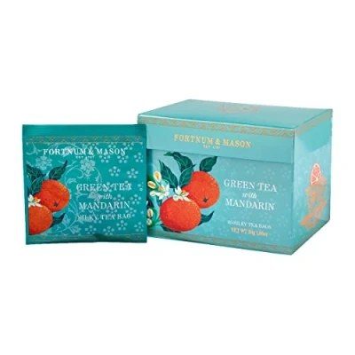 Image of Green Tea with Mandarin, 15 Silky Bags, 30g
