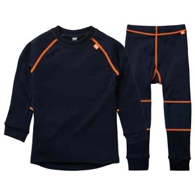 Image of Helly Hansen Kid&#039;s HH Lifa Merino Baselayer Set, Navy, 2 Years