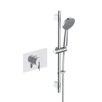 Image of Sonique3 Thermostatic Concealed Shower Valve with Riser Kit Chrome