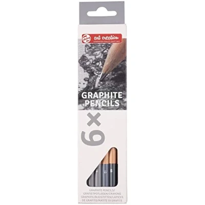 Image of ROYAL TALENS Case of 6 Graphite Art Creation Round Body HB, B, 2B, 4B, 6B, 8B