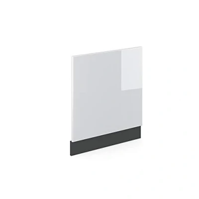 Image of Vicco Front panel Raul, White High Gloss/Anthracite, 60 cm without worktop