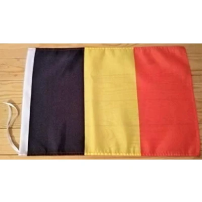 Image of Silverbak BELGIUM FLAG 45cm x 30cm 18&quot; 12&quot; Gifts