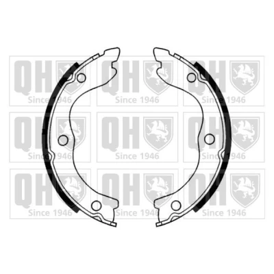 Image of 440608H725, D40608H725 Handbrake Shoes QUINTON HAZELL BS1178 NISSAN: X Trail