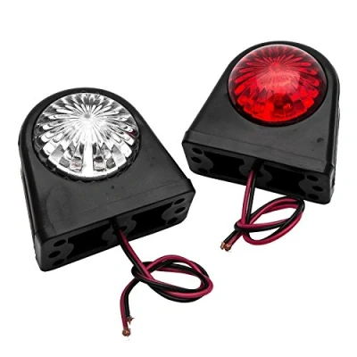 Image of MASO Super Bright Side Lights 2 x 12V LED Marker Light Car Truck Trailer White Red