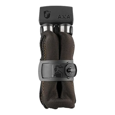 Image of AXA 59800595SB Foldable Fodable 1000 ART2 Folding Lock, Dark Grey/Black