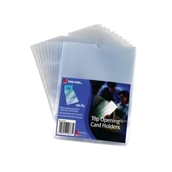 Image of Rexel Card Holders Polypropylene A5 Clear (25 Pack) 12093