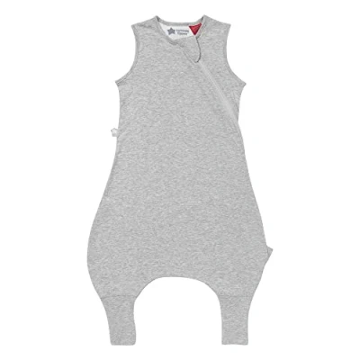 Image of Tommee Tippee Baby Sleep Bag with Legs, The Original Grobag Steppeebag, Romper Suit, Hip Healthy Design, Soft Cotton Rich Fabric, 18 36m, 2.5 TOG, Sky Grey Marl