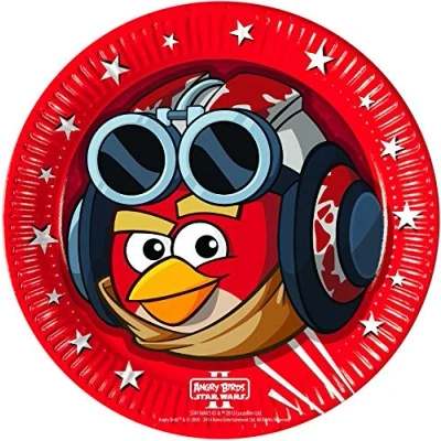 Image of Angry Birds Star Wars 9&quot; Paper Plates 8pk