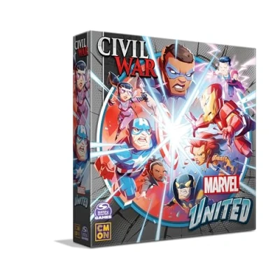 Image of CMON Marvel United: Civil War Miniatures Board Game Ages 14+ 1 5 Players 45+ Minutes Playing Time