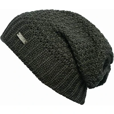 Image of Eisglut hat Luna grey charcoal Size:One Size