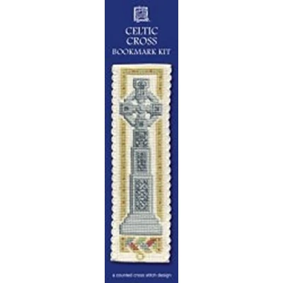 Image of Textile Heritage Collection Counted Cross Stitch Kit Celtic Cross, Multicoloured,BKCC