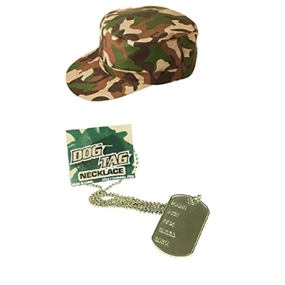 Image of Mega_JumbleSale® Army Combat Military Unisex G.I Jane Fancy Dress Costume Accessory For Cosplay, Book Week/Day, Hen/Stag Night