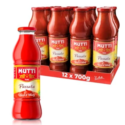 Image of Mutti Passata, Sieved Tomatoes, 700g, (Pack of 12)