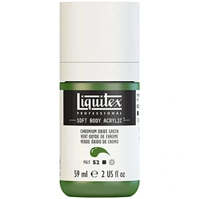 Image of Liquitex Acrylic Paint, Chromium Oxide Green, 59 ml (Pack of 1)