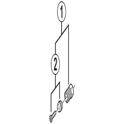 Image of SHIMANO SCREW KIT + OGIVE INSERT SM BH90