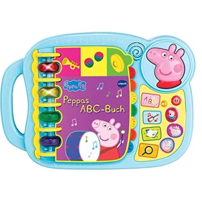 Image of Vtech 80 518004 Peppa Pig Learning Book, Multicoloured