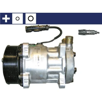 Image of 10116767, 5700334 AC Compressor MAHLE ORIGINAL ACP 111 000S SD7H15 24V PAG 46 R134a with seal ring