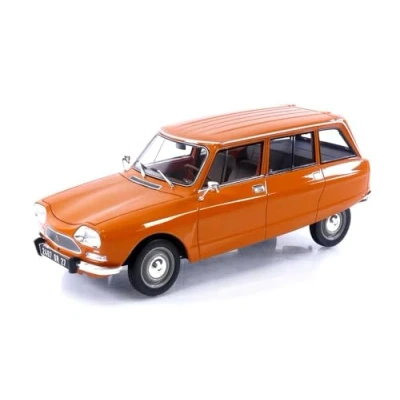 Image of Norev NV181674 1:18 Citroen Ami 8 Break 1975 Tenere Orange Collectable Model, Multi