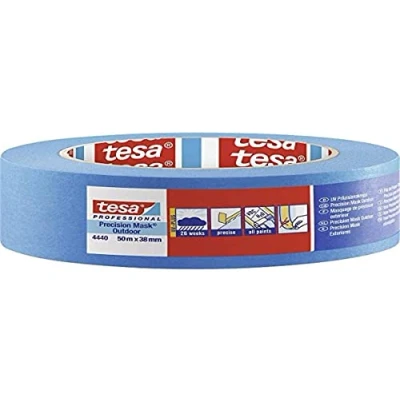Image of Tesa 4440 Blue Outdoor Precision Masking Tape 38 mm, 50 Metres