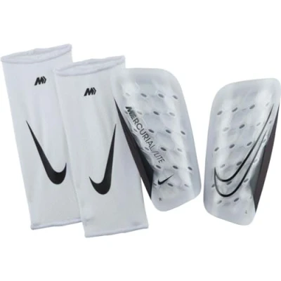 Image of Nike Performance Mercurial LITE Unisex Shin pads, Size: XS, White/black
