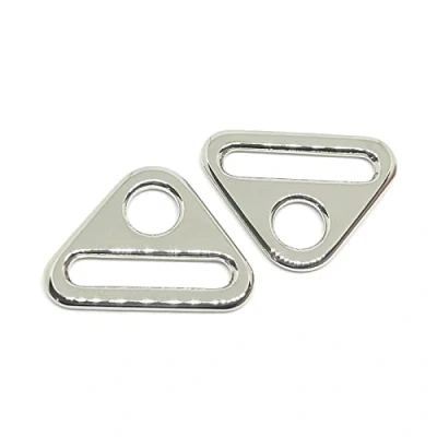 Image of fujiyuan 20 pcs 25mm 1&quot;Adjuster triangle with bar Swivel Clip D dee Ring buckle Cast