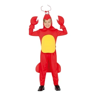 Image of FIESTAS GUIRCA Crab Fancy Dress Costume Child Age 5 6 Years