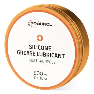 Image of PROUNOL 100% Silicone Grease, General Purpose Dielectric Paste, Waterproof HT Rubber Grease (500 ml)