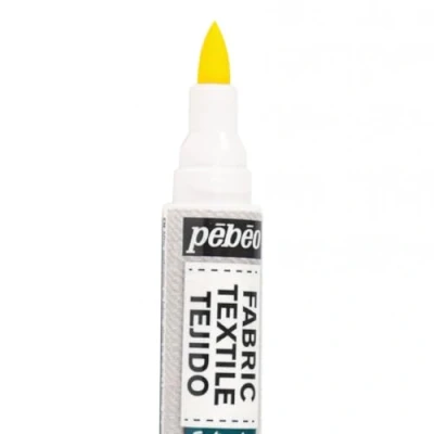 Image of Pebeo 7A Light Yellow Fabric Marker 1mm