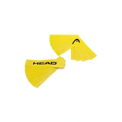 Image of HEAD Unisex Adult 12 Marks / 4 Court Edges Tennis Accessory, Yellow, One Size