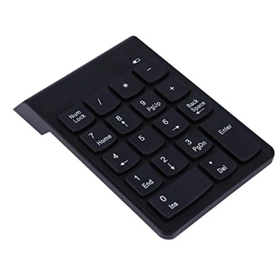 Image of USB Numeric Keypad Mini Number Pad Numpad 18 Keys Keyboard for Laptop Desktop PC Pro, Notebook Users