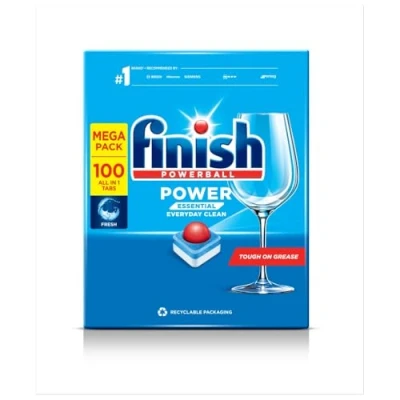 Image of Finish Power Essential Dishwasher Tablets Regular 100 Tabs