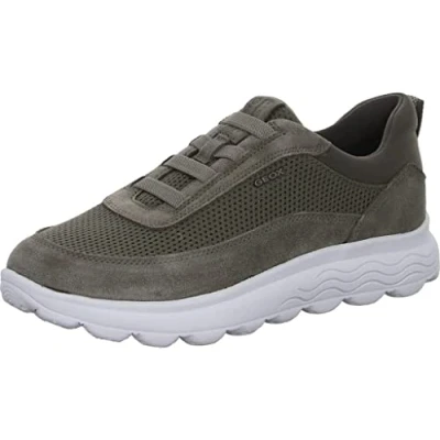 Image of Geox Men&#039;s Spherica U Sneakers, Dove Grey, 6 UK