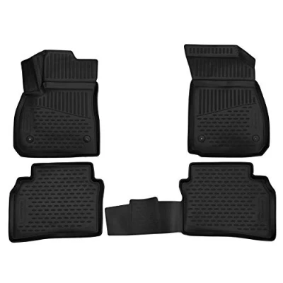 Image of Element 3D Premium Non Slip Rubber Floor Mats for Vauxhall Insignia B MkII (Z18) Grand Sport 2017 &gt; Saloon Black