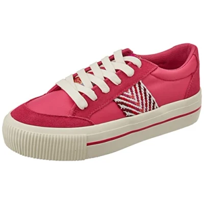Image of Desigual Women&#039;s Shoes_Street_Exotic Sneaker, Red, 2 UK