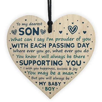 Image of RED OCEAN Son Gifts From Dad 18th 21st Birthday Gift Card Mum For Him
