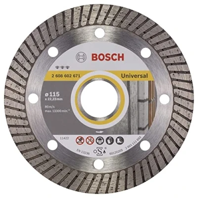Image of Bosch 2608602671 115x22.23mm Diamond Disc Best Universal Turbo HPP