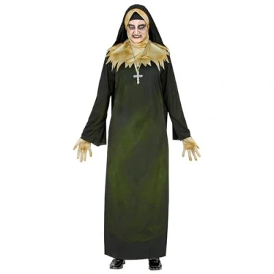 Image of W WIDMANN MILANO Party Fashion Demonic Nun Costume, Zombie, Horror, Gothic, Halloween, Carnival, Theme Parties