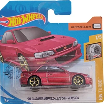 Image of Hot Wheels &#039;98 Subaru Impreza 22B Sti Version 1/5 HW Turbo 23/250 2020