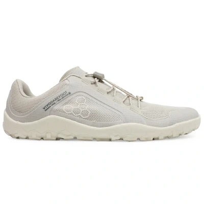 Image of VIVOBAREFOOT Mens Primus Trail FG 3.5 Textile Synthetic Silver Birch Trainers 11 UK